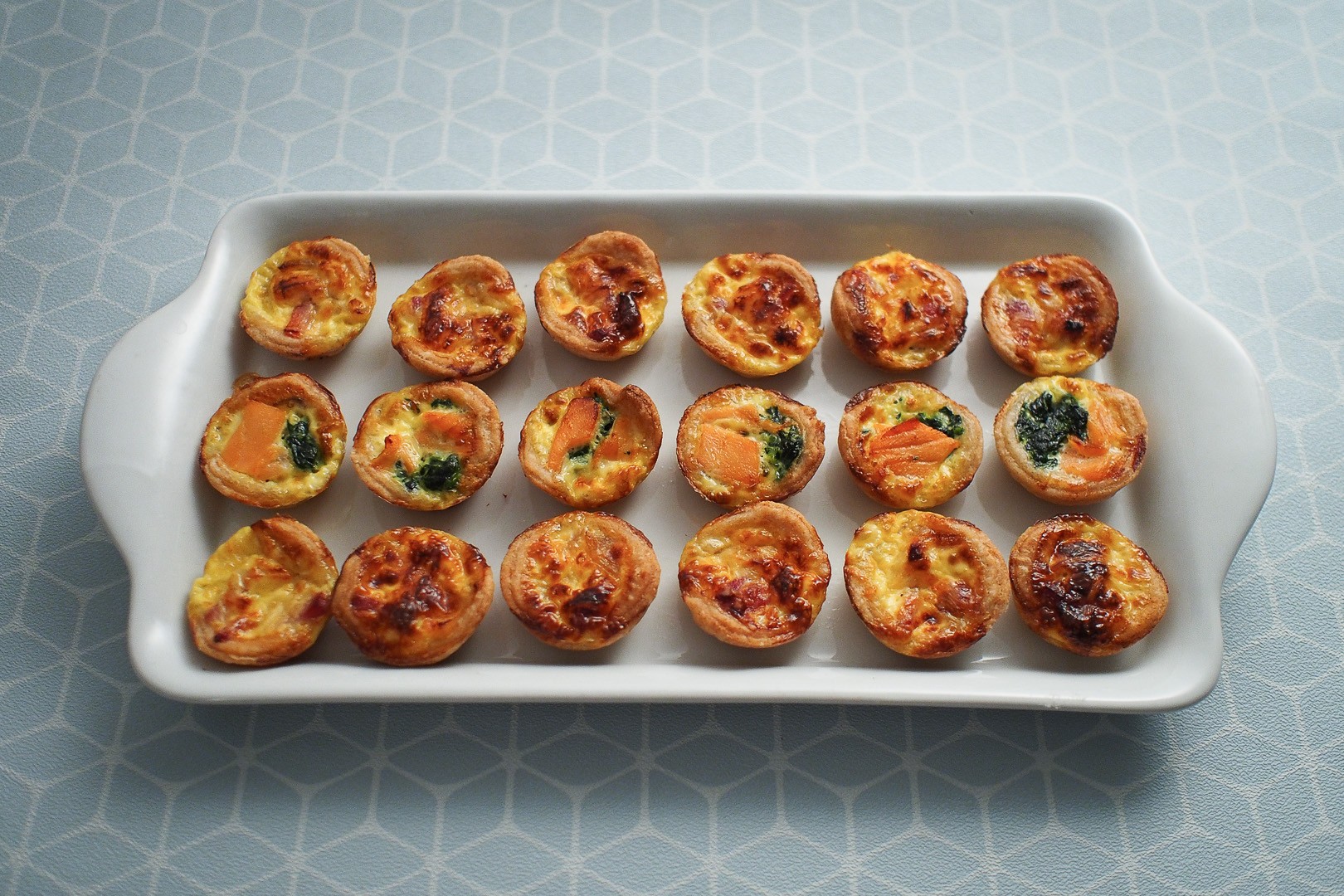 Mini Quiches apéritives - Recette apéro dinatoire