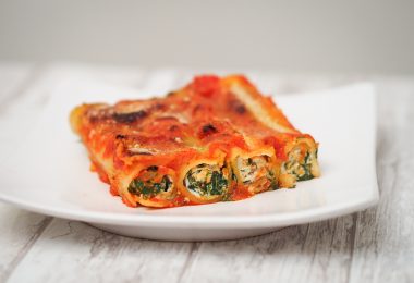 Cannellonis ricotta et épinards