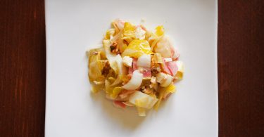 Recette salade endives jambon bris noix