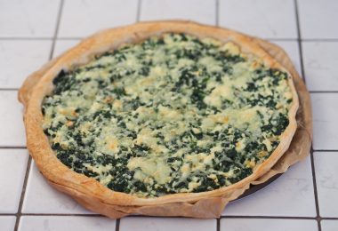 tarte fine épinards tofu