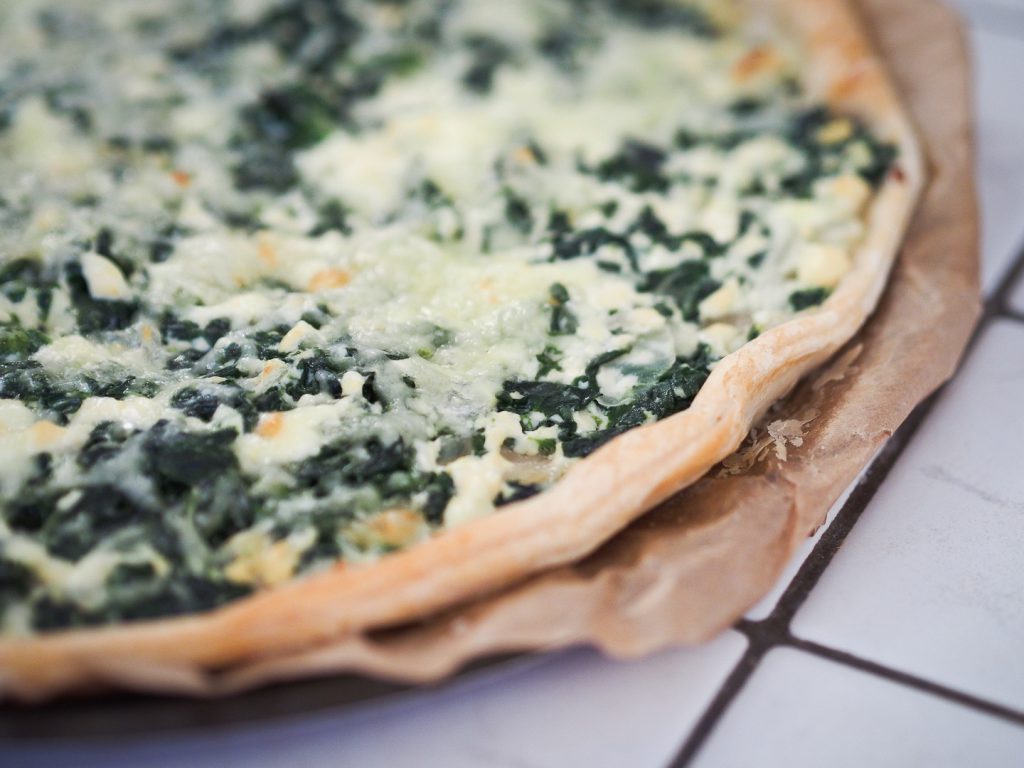 tarte facile épinards tofu