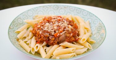 Pates bolognaise lentilles